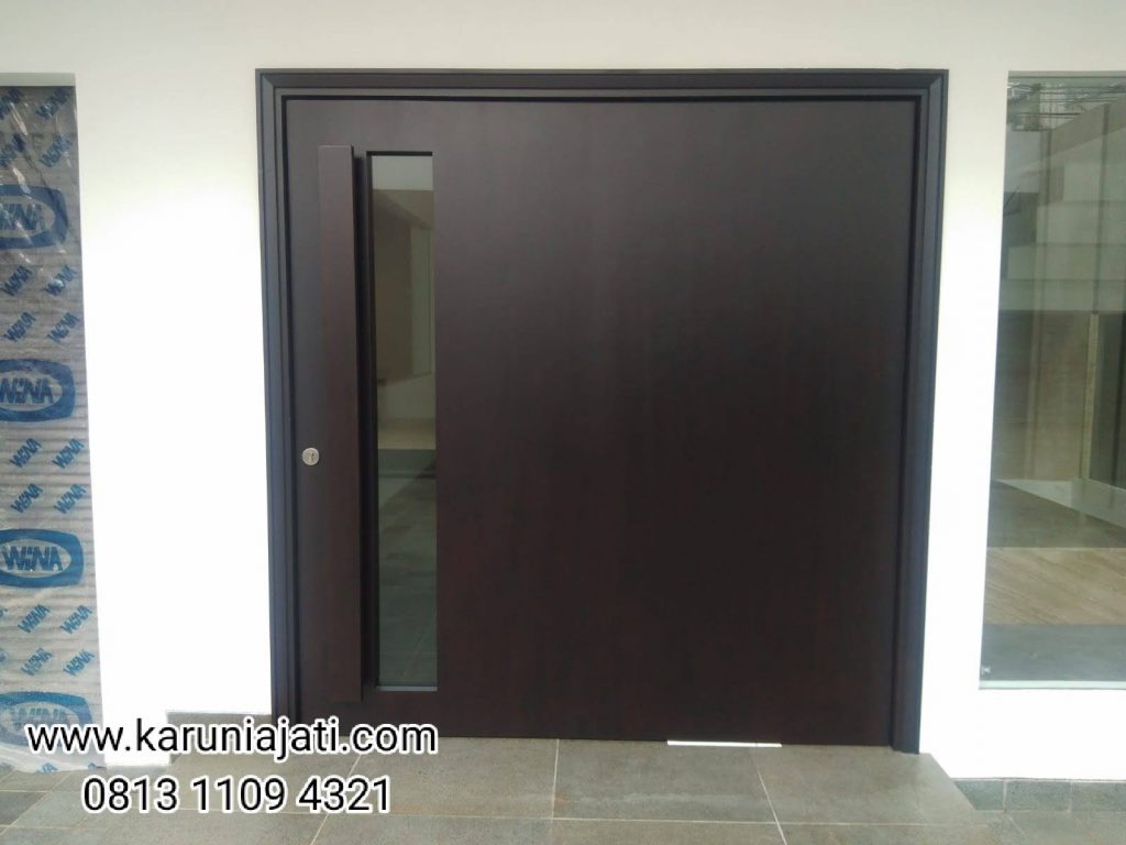 Pintu Merbau Model Blok